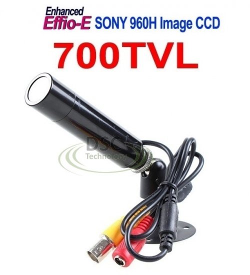 (image for) 1/3" Sony Super HAD CCD II, 700TVL Lipstick Camera 3.6mm Lens - Click Image to Close