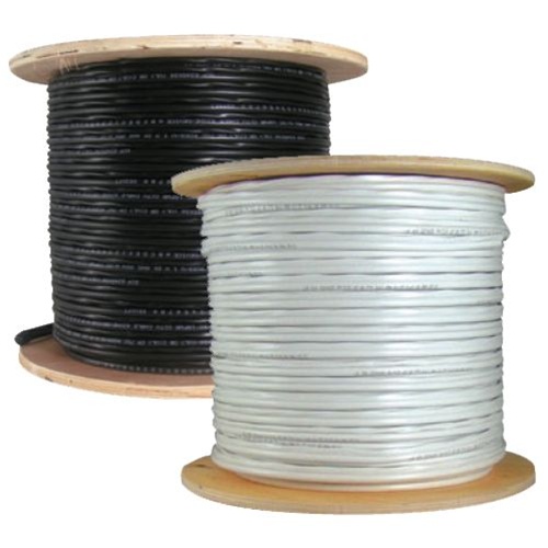 (image for) Economical RG-59/U Siamese cable. 1000 FT with Power/Video - Click Image to Close