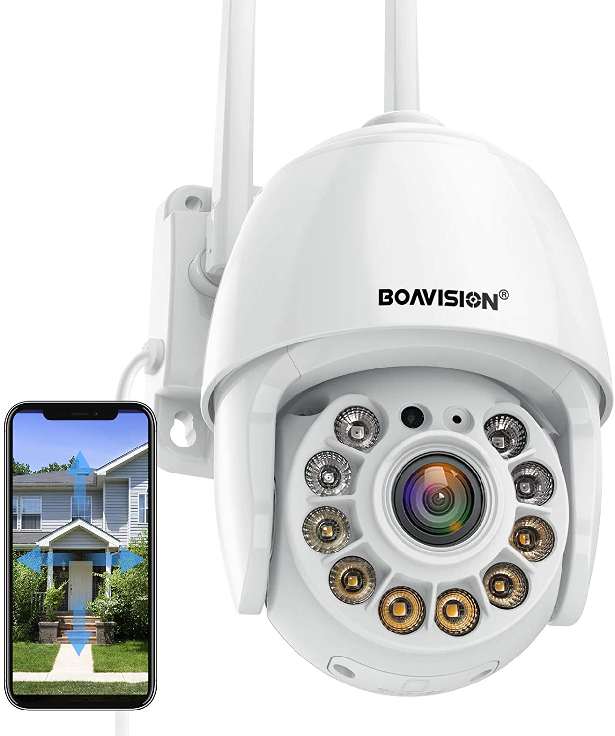 Motion tracking WiFi PTZ Speed Dome CCTV Camera 1080P Full HD Security IP IR Cam (image for) Motion tracking WiFi PTZ Speed Dome CCTV Camera 1080P Full HD Security IP IR Cam