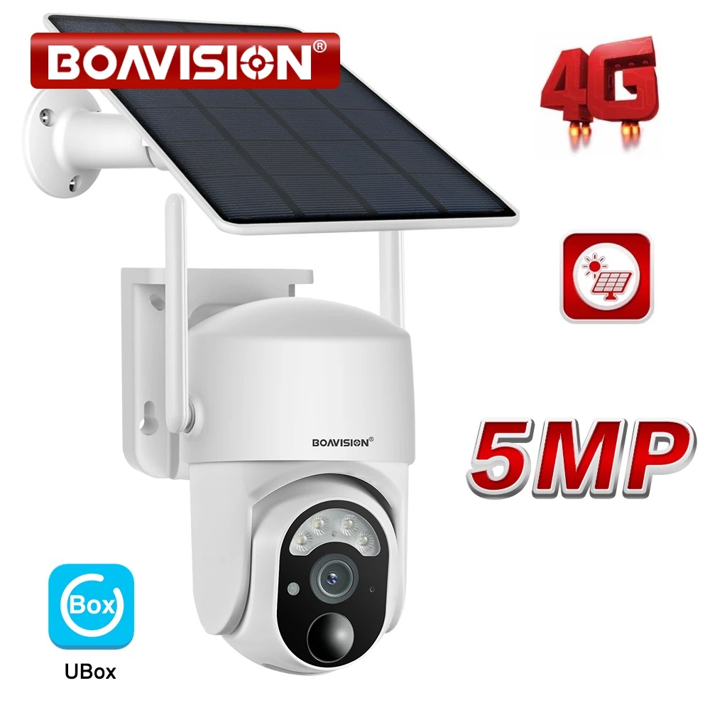 Mini Size 4G LTE Mobile Security Camera Solar Battery Powered Pan Tilt Zoom 5MP (image for) Mini Size 4G LTE Mobile Security Camera Solar Battery Powered Pan Tilt Zoom 5MP