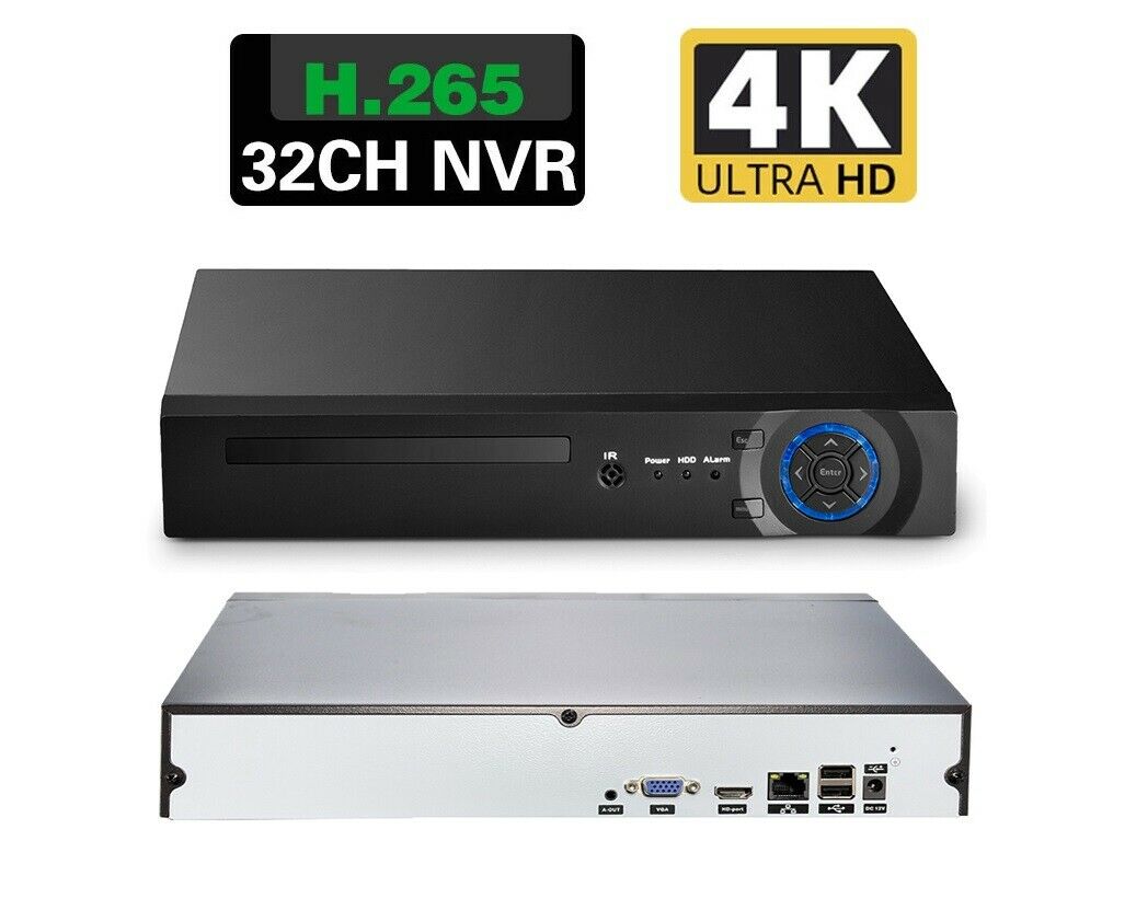 H.265+ 32CH 4K 8MP NVR IP Security Video Recorder Motion Detect P2P CCTV XMEye (image for) H.265+ 32CH 4K 8MP NVR IP Security Video Recorder Motion Detect P2P CCTV XMEye