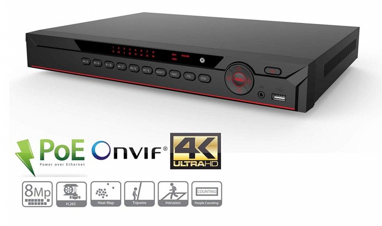 (image for) Dahua 4K 16 Channel PoE Network Video Recorder, NVR4216-16P-4KS2 - Click Image to Close