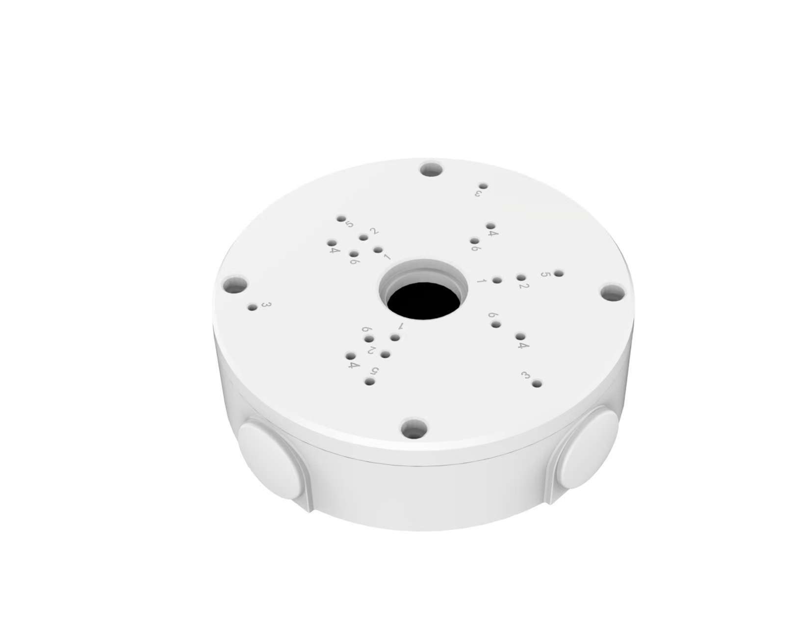 CCTV Camera Junction Box Aluminum Alloy Dome Bullet Camera Housing White 160mm Diameter Outdoor IP67 Surveillance Accessory (image for) CCTV Camera Junction Box Aluminum Alloy Dome Bullet Camera Housing White 160mm Diameter Outdoor IP67 Surveillance Accessory