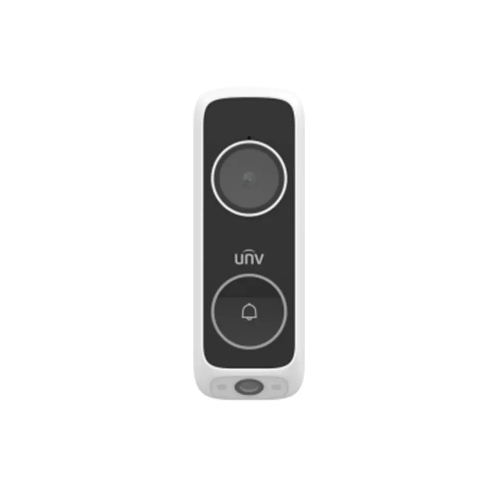HD 3MP + 2MP Dual Lens Weatherproof Video Doorbell Wi-Fi Security Camera w/ 2-Way Audio, Human Body & Package Detection (ED-525B-WB) (image for) HD 3MP + 2MP Dual Lens Weatherproof Video Doorbell Wi-Fi Security Camera w/ 2-Way Audio, Human Body & Package Detection (ED-525B-WB)