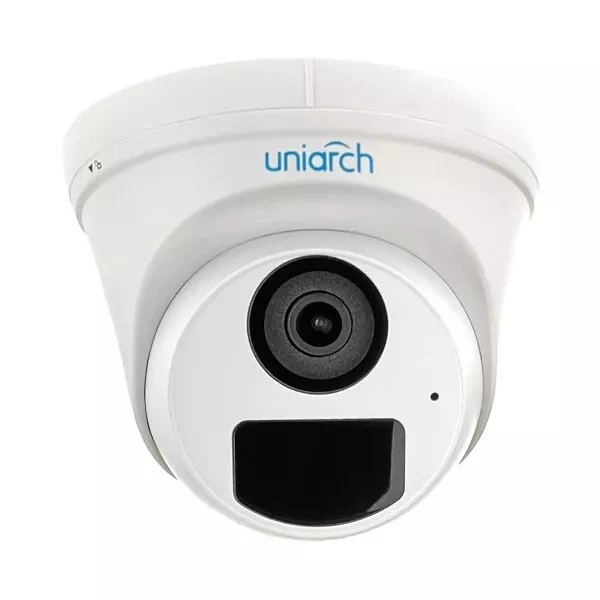 Uniarch by Uniview 1440p 4MP NDAA-Compliant Weatherproof Turret IP Security Camera with a 2.8mm Fixed Lens and a Built-In Microphone (IPC-T124-APF28) (image for) Uniarch by Uniview 1440p 4MP NDAA-Compliant Weatherproof Turret IP Security Camera with a 2.8mm Fixed Lens and a Built-In Microphone (IPC-T124-APF28)
