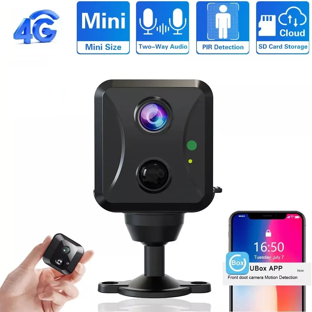 4G LTE Cellular Security Camera, PIR Motion Sensor, 25-Days Standby Battery Life, Portable Cellular Trail Mini Camera (image for) 4G LTE Cellular Security Camera, PIR Motion Sensor, 25-Days Standby Battery Life, Portable Cellular Trail Mini Camera