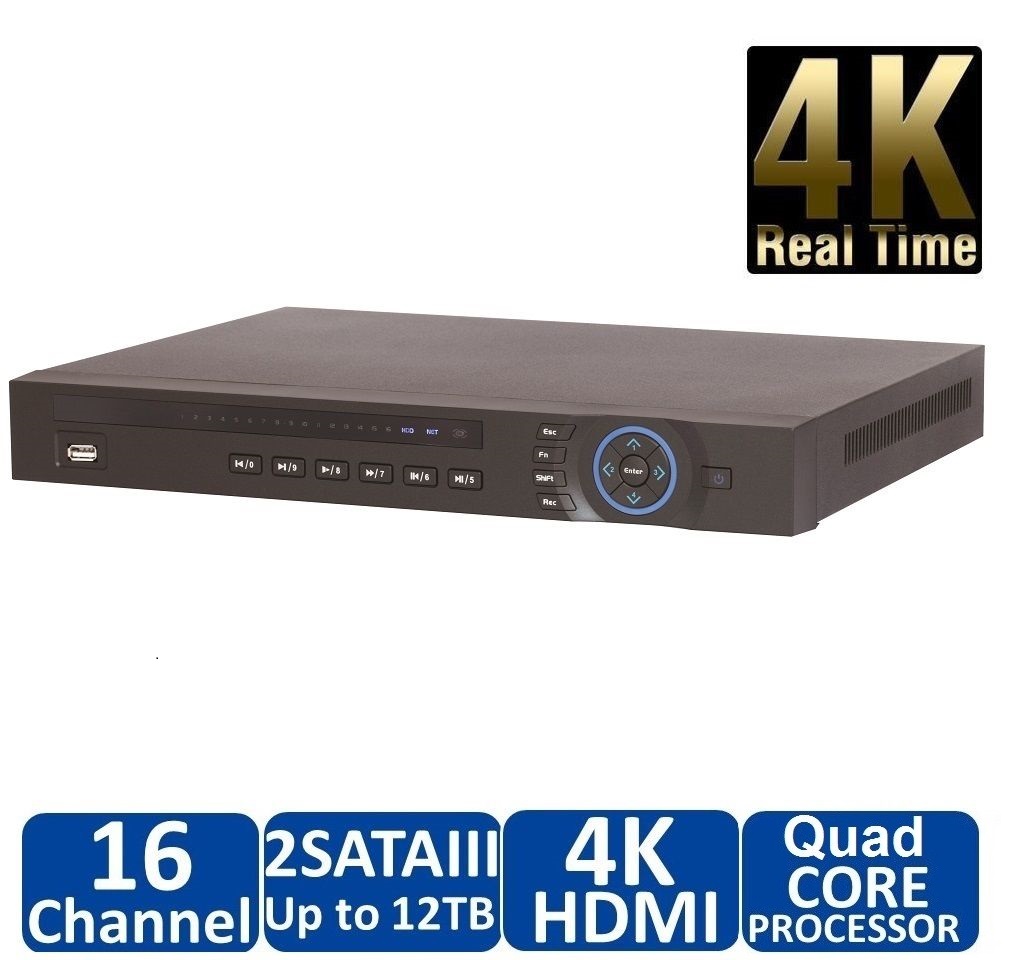 DAHUA 4K 16 Channel Network Video Recorder NVR4216-4KS2/L (image for) DAHUA 4K 16 Channel Network Video Recorder NVR4216-4KS2/L