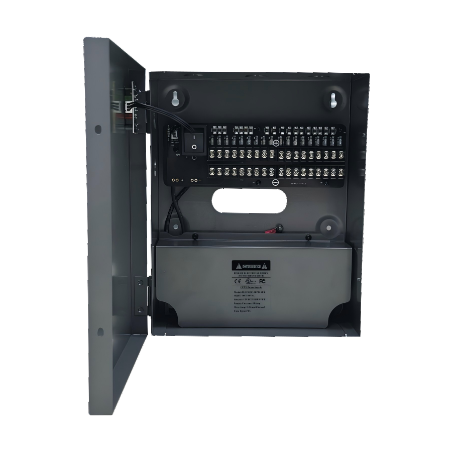 9 Channel DC Power Supply Box for Security Cameras 12VDC, 10Amp UL Listed (image for) 9 Channel DC Power Supply Box for Security Cameras 12VDC, 10Amp UL Listed
